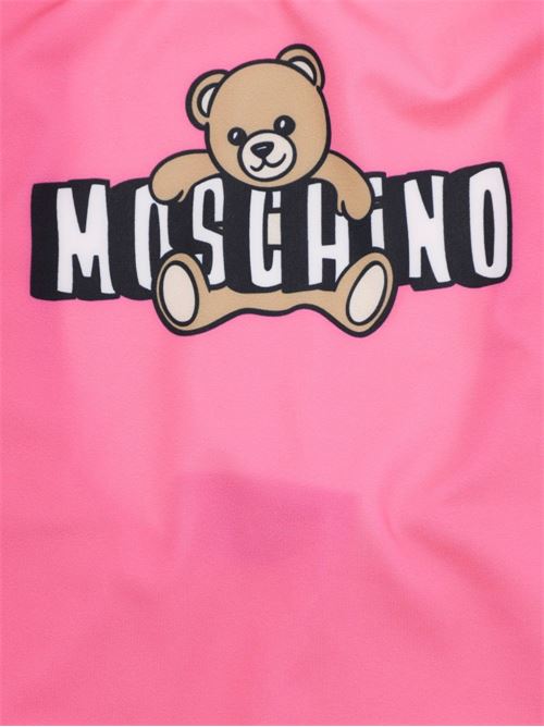 Costume intero bambina Moschino fucsia con logo MOSCHINO KID-TEEN | H2L00BLKA1150533